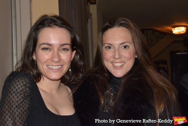 Daia Ashurina (alumni and resident director) and cast member Katherine Heaton Photo
