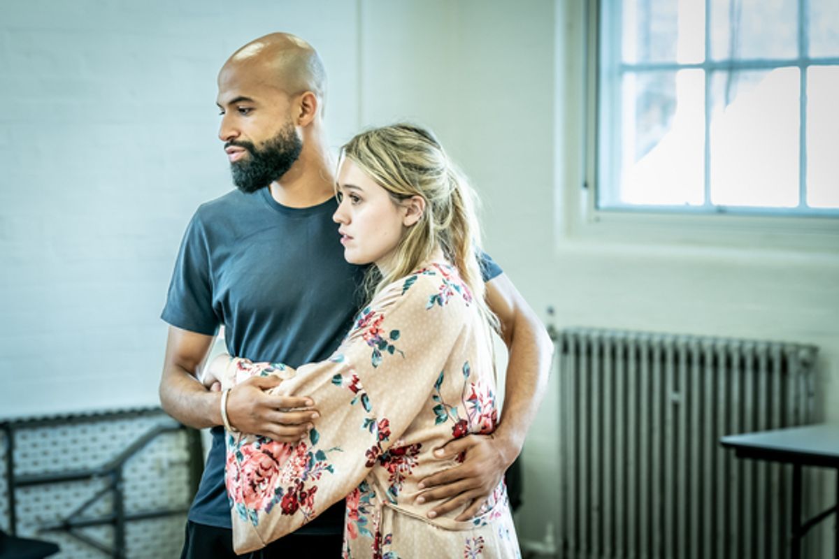 Nathan Ives-Moiba and Aimee Lou Wood at 