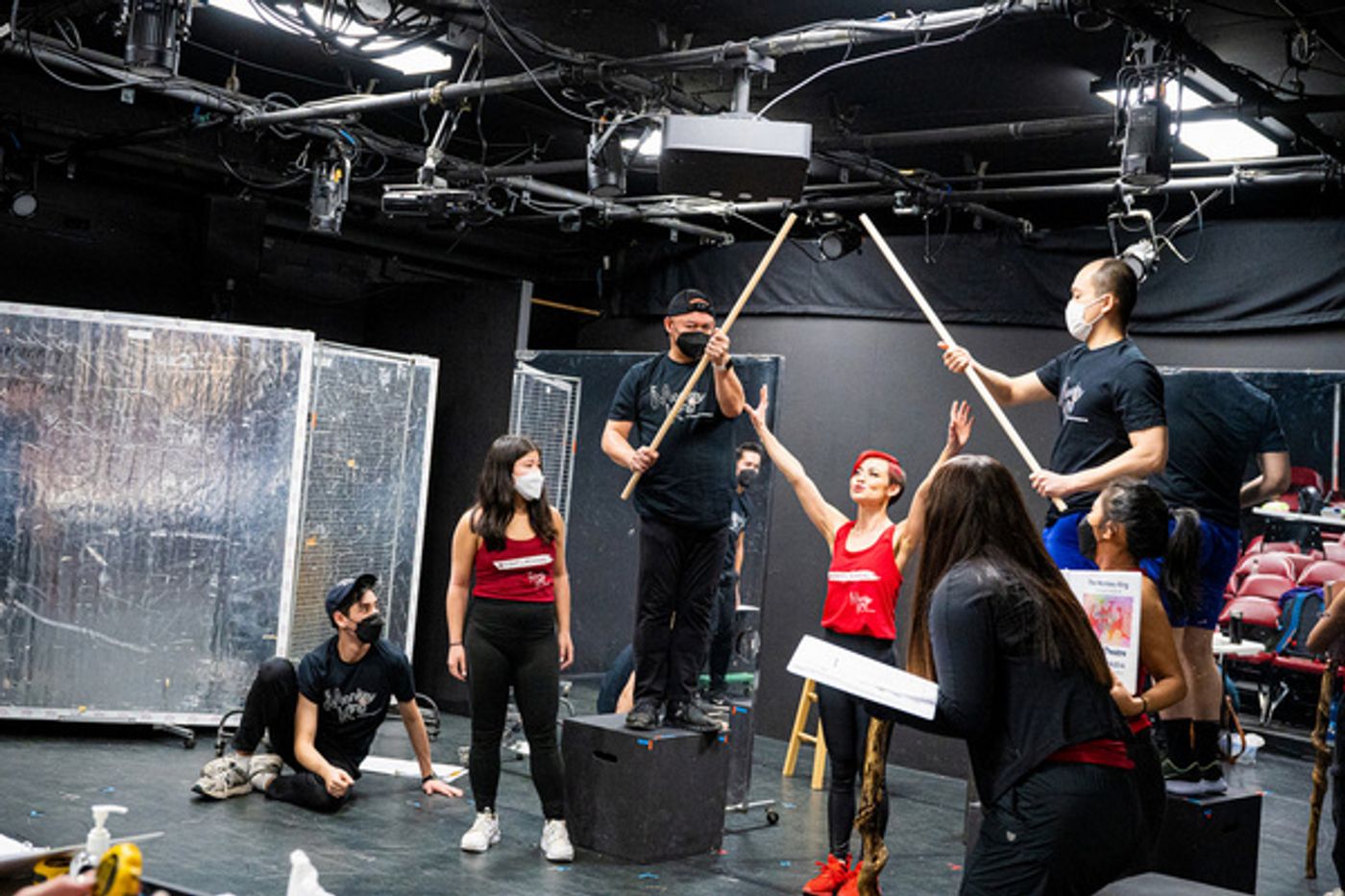 Photos: Inside Rehearsals for THE MONKEY KING: A KUNG FU MUSICAL at Queens Theatre  Image