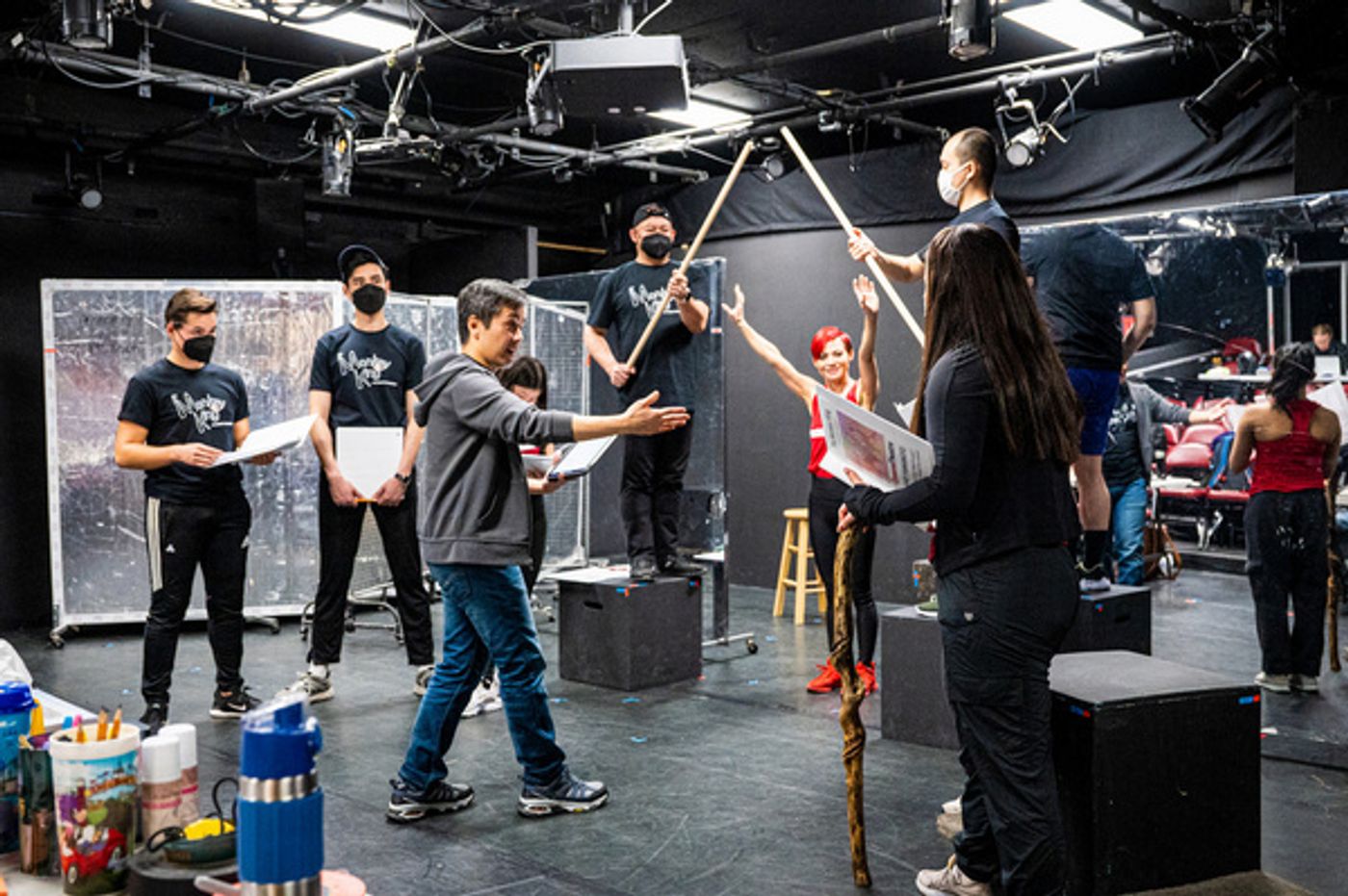 Photos: Inside Rehearsals for THE MONKEY KING: A KUNG FU MUSICAL at Queens Theatre  Image