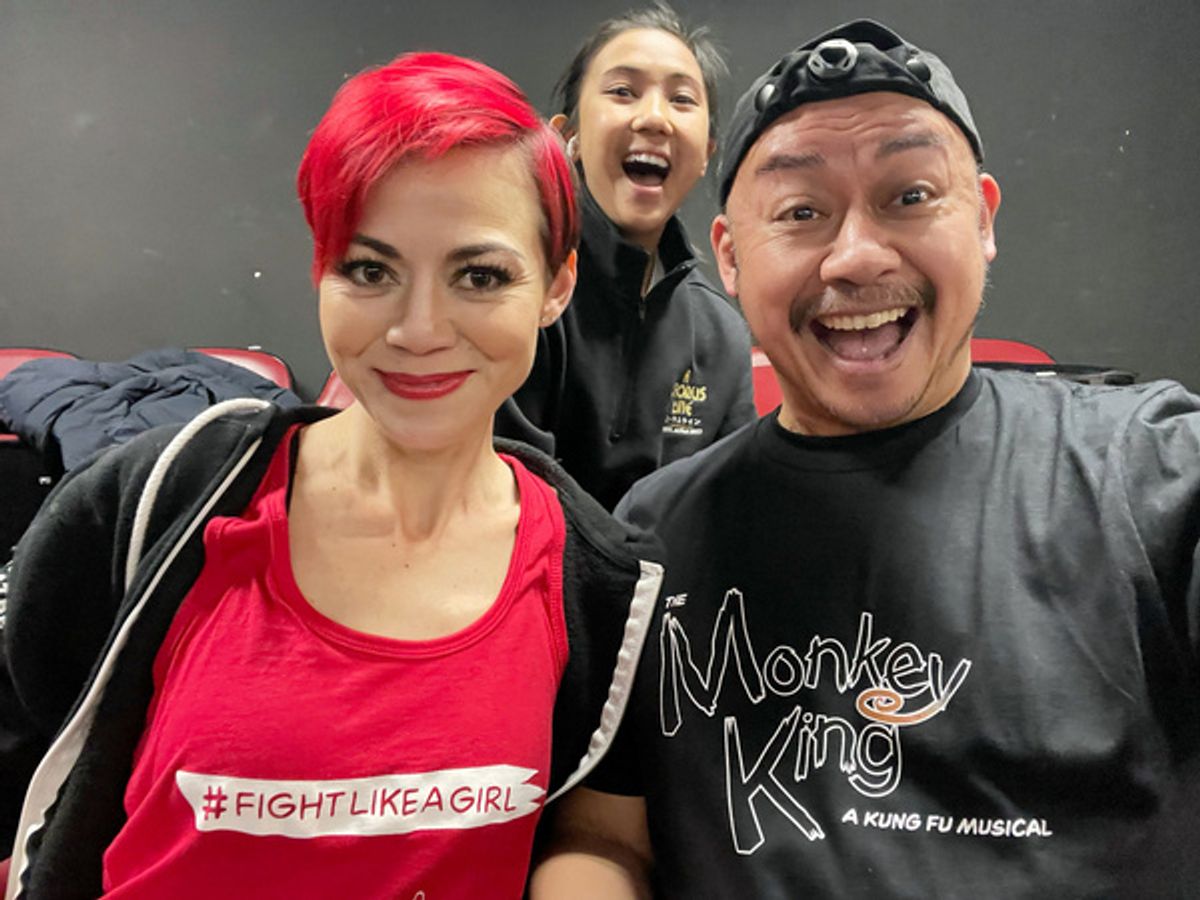 Kimbirdlee Fadner, Bella Villanueva, Brian Jose at 