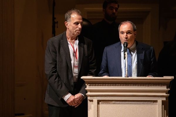 Ira Antelis and Rabbi Charles Savenor Photo