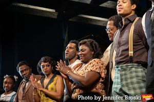 Nadia Daniel, Michael Potts, April Matthis, John David Washington, Danielle Brooks, Samuel L. Jackson, Ray Fisher @ BroadwayWorld Nadia Daniel, Michael Potts, April Matthis, John David Washington, Danielle Brooks, S Photo