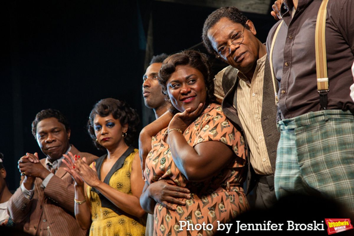 Michael Potts, April Matthis, John David Washington, Danielle Brooks, Samuel L. Jackson at 