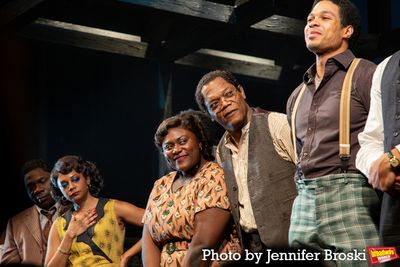 Michael Potts, April Matthis,  Danielle Brooks, Samuel L. Jackson, Ray Fisher Photo