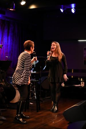 Susie Mosher with Mia Williams @ BroadwayWorld Susie Mosher with Mia Williams Photo