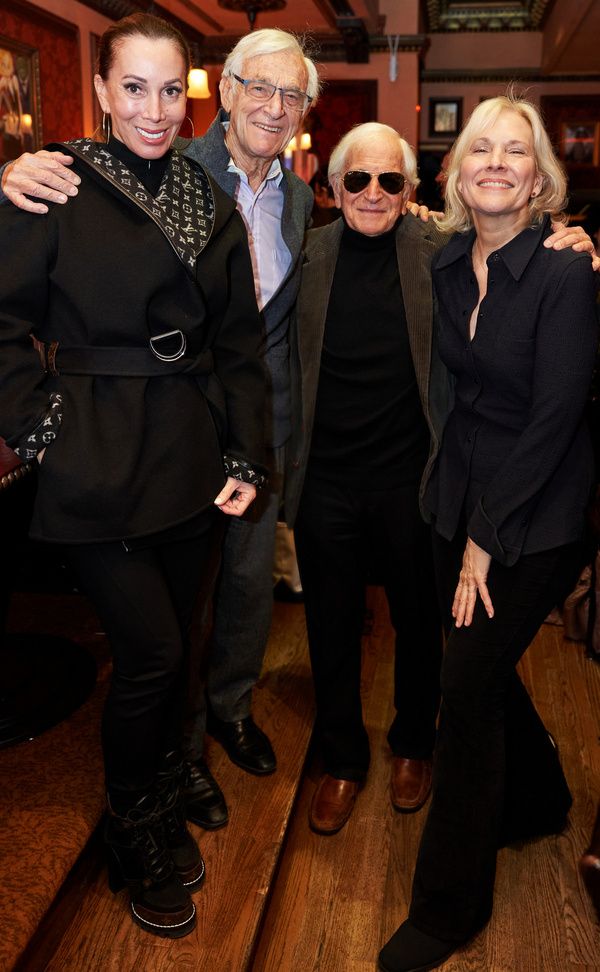 Alan Patricof and Guest, Gary William Friedman and Stevie Holland Photo