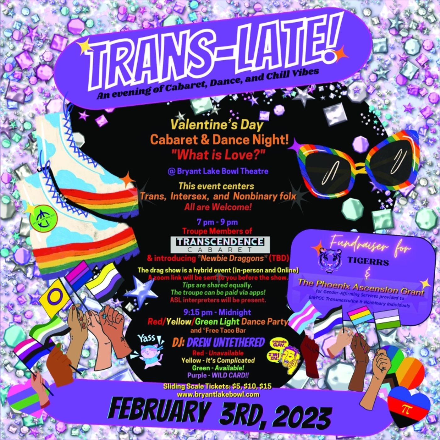 Interview: Atlas O Phoenix of TRANS - LATE at Bryant Lakebowl Theater  Image