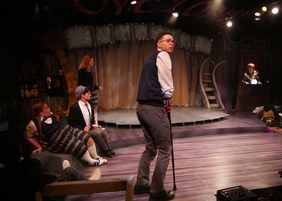 Rose Pell as Constance Blackwood, Wyatt Hatfield as Noel Gruber, Haley Wolff as Ocean Photo