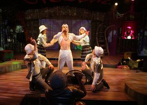 Jaylen Baham, Em Flosi, Jared Machado as Mischa Bachinski, Haley Wolff, Wyatt Hatfield, and Robert Foran as The Amazing Karnak @ BroadwayWorld Jaylen Baham, Em Flosi, Jared Machado as Mischa Bachinski, Haley Wolff, Wyatt Hatfiel Photo