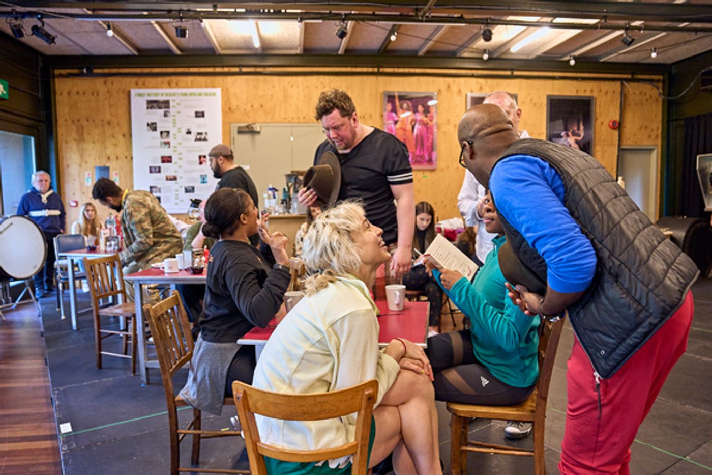 Photos: Inside Rehearsal For Immersive GUYS AND DOLLS at the Bridge Theatre Photos: Inside Rehearsal For Immersive GUYS AND DOLLS at the Bridge Theatre Image