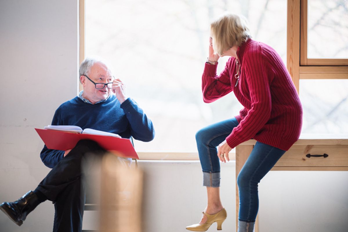 Clive Anderson and Nichola McAuliffe at 