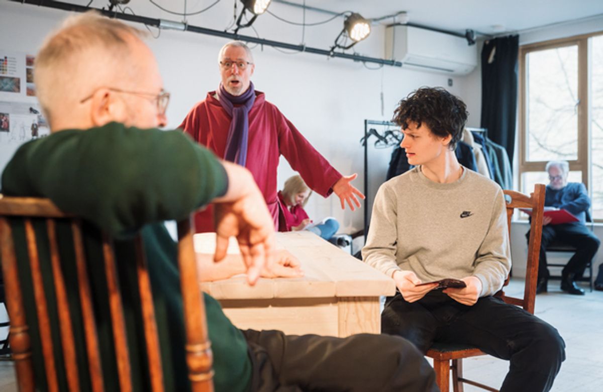 Michael Maloney, Barry Rutter and Arthur Conti at 