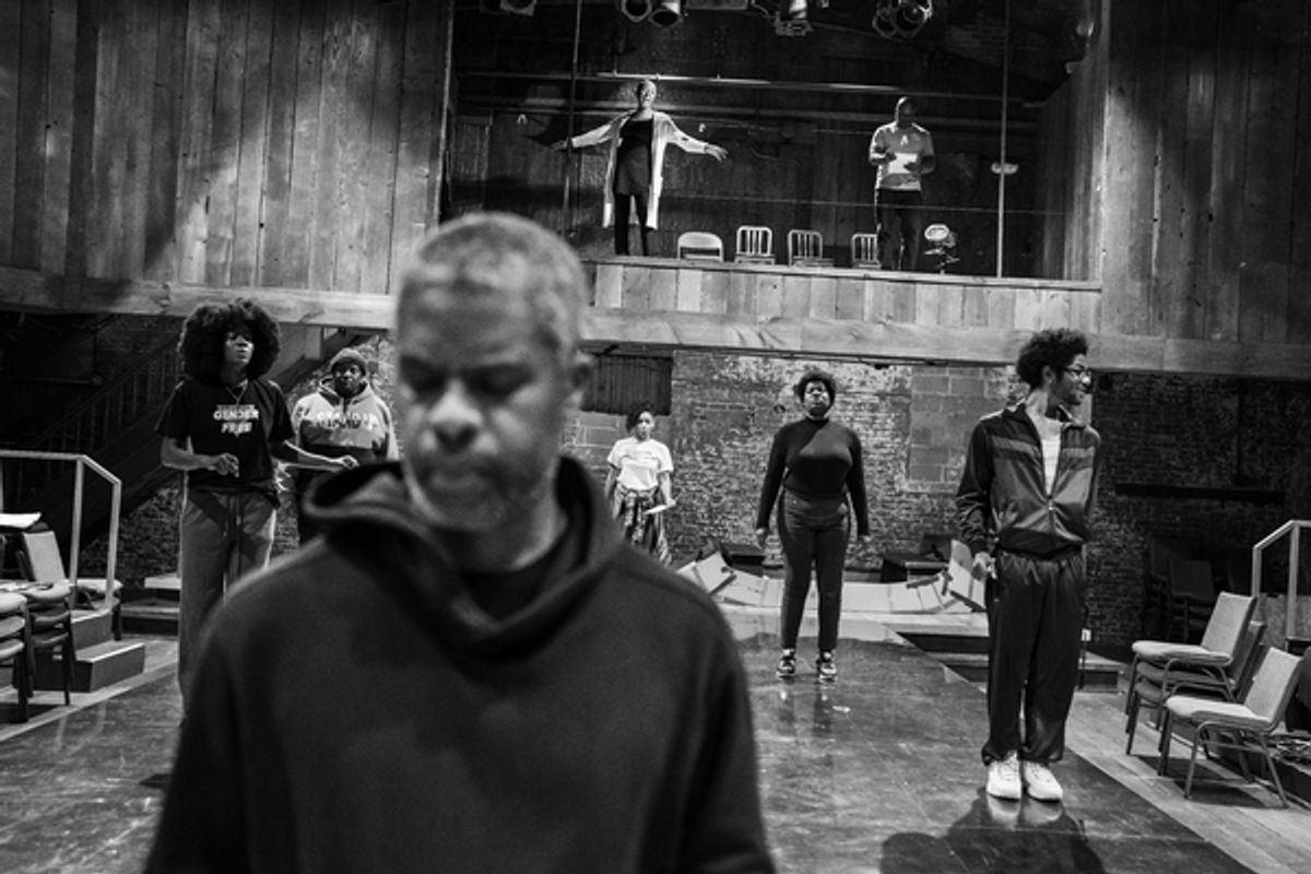 Jimonn Cole (center) and the cast at 