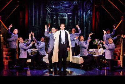 Derek Klena and the Company of SUNSET BOULEVARD Photo