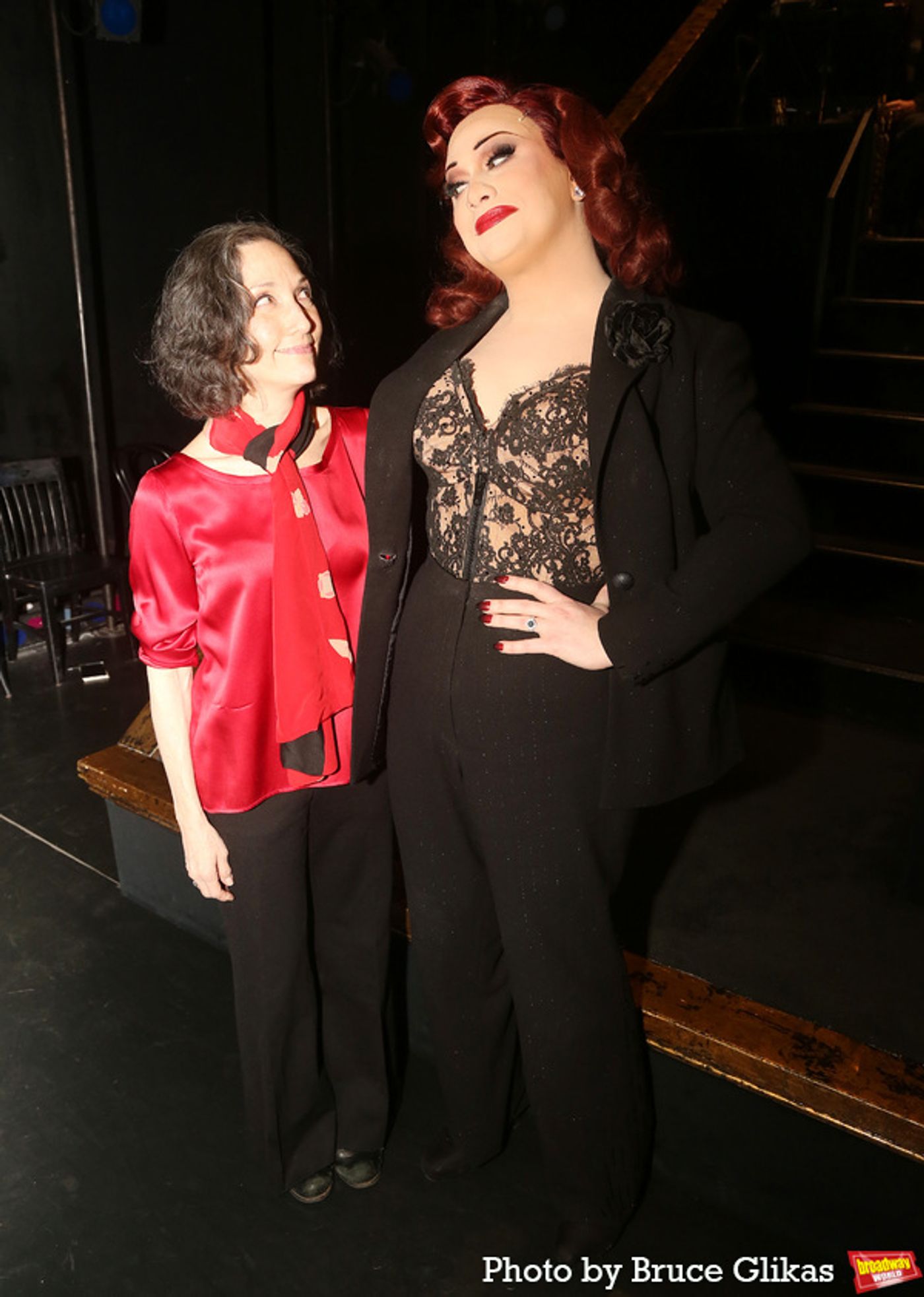 Photos: Bebe Neuwirth Visits Jinkx Monsoon Backstage at CHICAGO For Teacher's Night on Broadway  Image