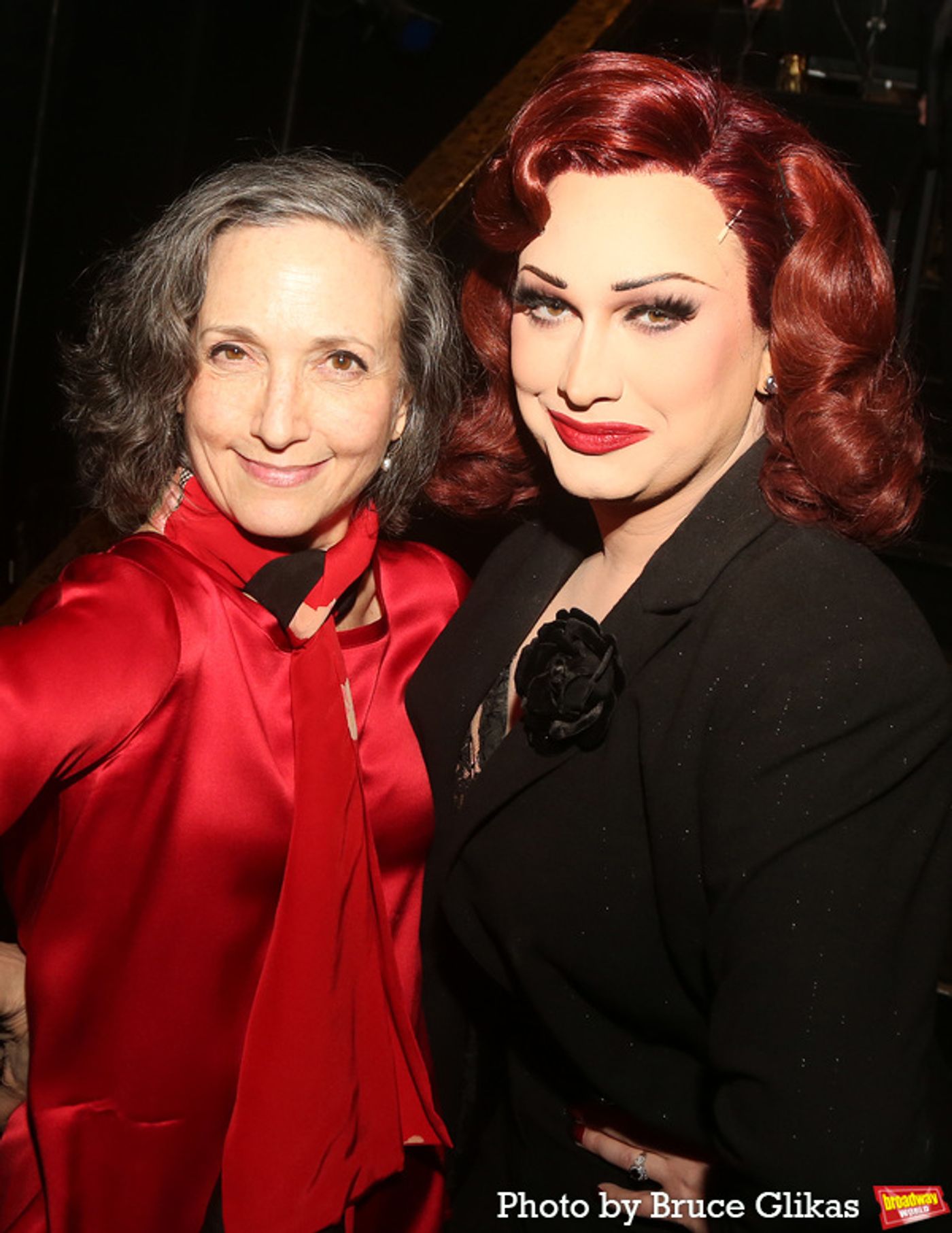 Photos: Bebe Neuwirth Visits Jinkx Monsoon Backstage at CHICAGO For Teacher's Night on Broadway  Image