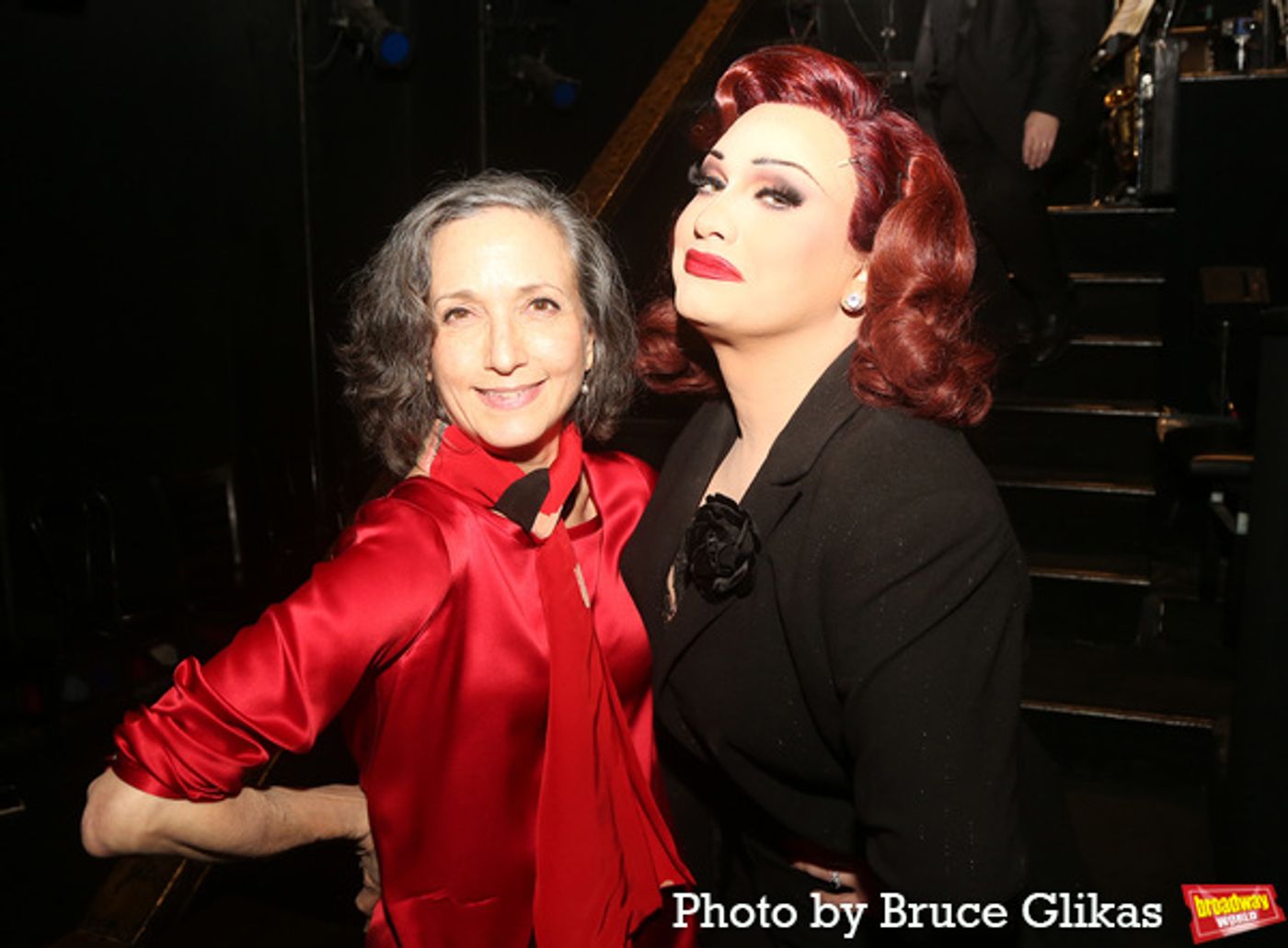 Photos: Bebe Neuwirth Visits Jinkx Monsoon Backstage at CHICAGO For Teacher's Night on Broadway  Image