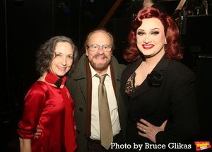 Bebe Neuwirth, Producer Barry Weissler and Jinkx Monsoon Photo