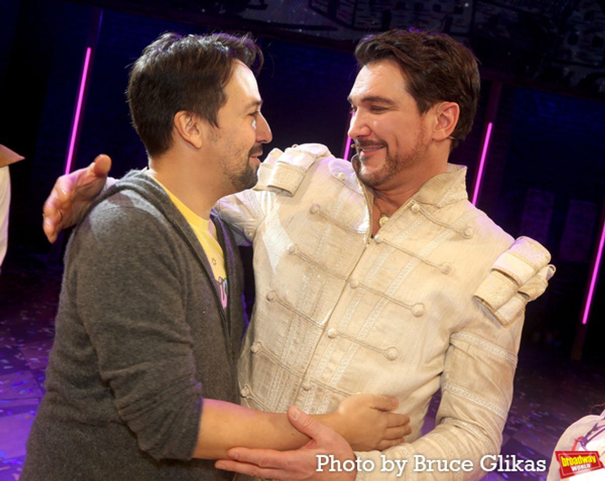 Lin-Manuel Miranda and Paulo Szot  at 
