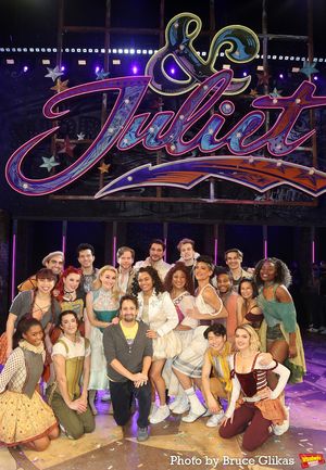 Lin-Manuel Miranda and The Cast of "&Juliet" Photo