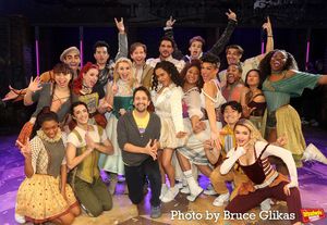 Lin-Manuel Miranda and The Cast of "&Juliet" Photo