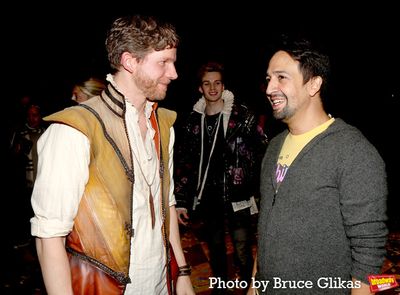 Stark Sands, Ben Jackson Walker and Lin-Manuel Miranda Photo