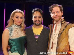 Betsy Wolfe, Lin-Manuel Miranda and Stark Sands Photo