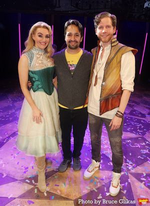 Betsy Wolfe, Lin-Manuel Miranda and Stark Sands Photo