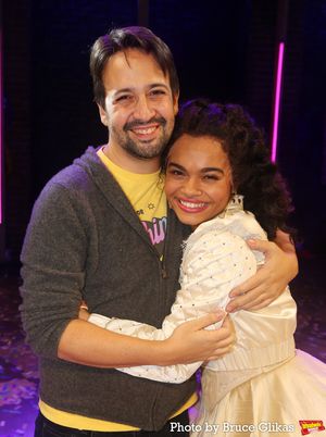 Lin-Manuel Miranda and Lorna Courtney Photo