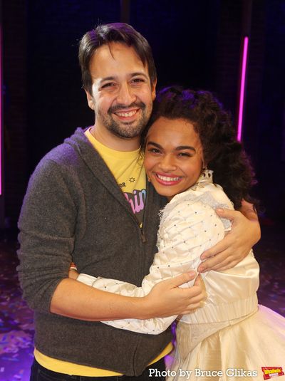Lin-Manuel Miranda and Lorna Courtney Photo