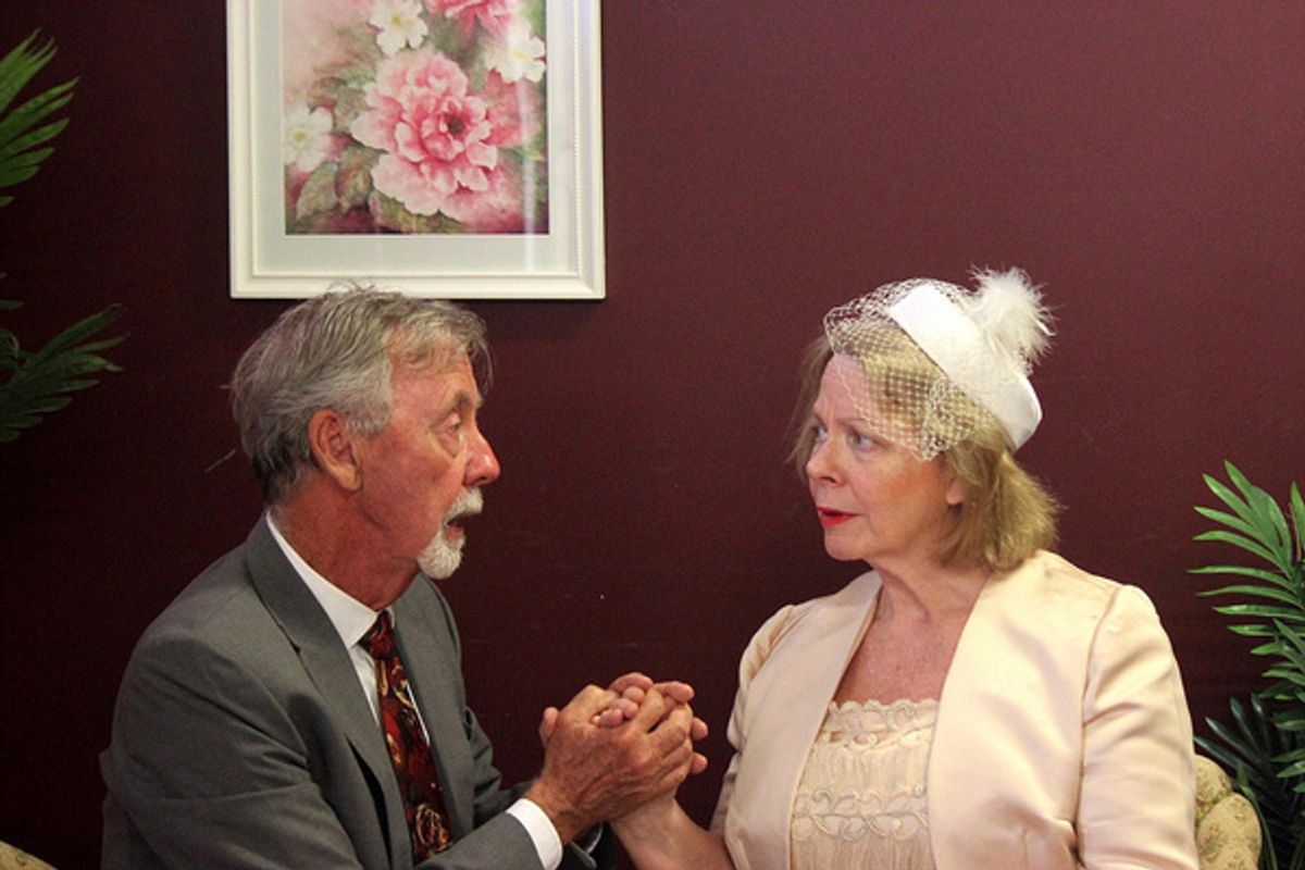 Geoffrey Leeder and Susan Lynch  at 