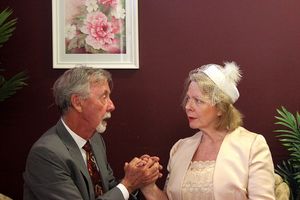 Geoffrey Leeder and Susan Lynch  Photo