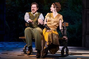 L-R Bryan Seastrom & Madeline Raube in Anastasia. Photo courtesy of the production. Photo
