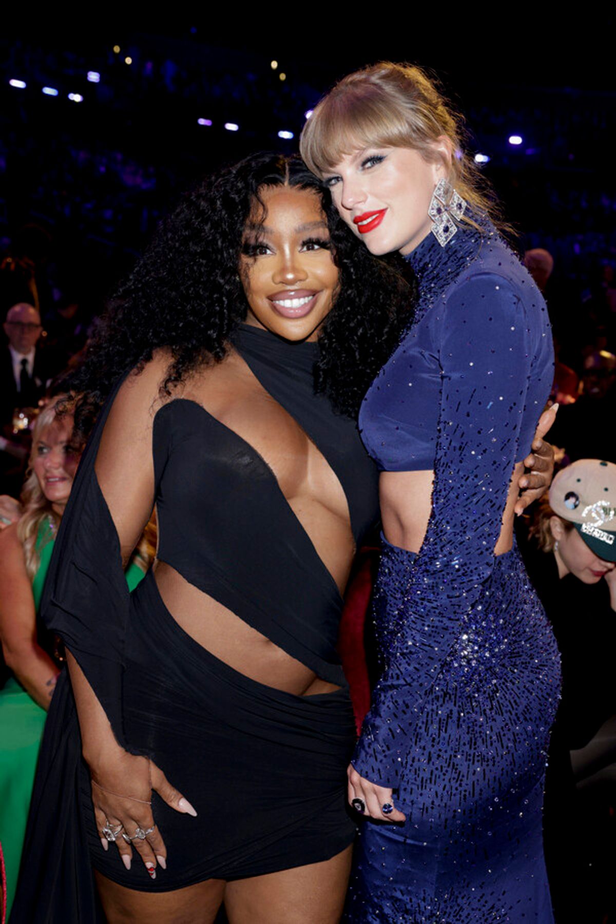 SZA and Taylor Swift at 
