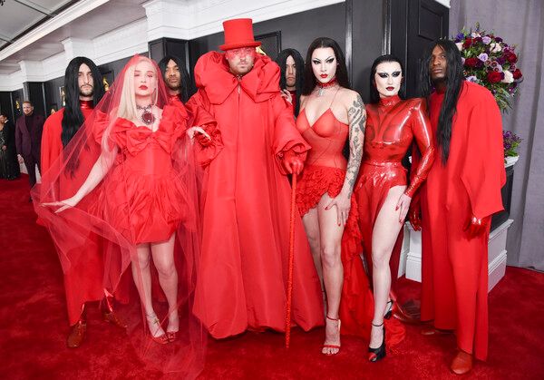 Kim Petras, Sam Smith and entourage Photo