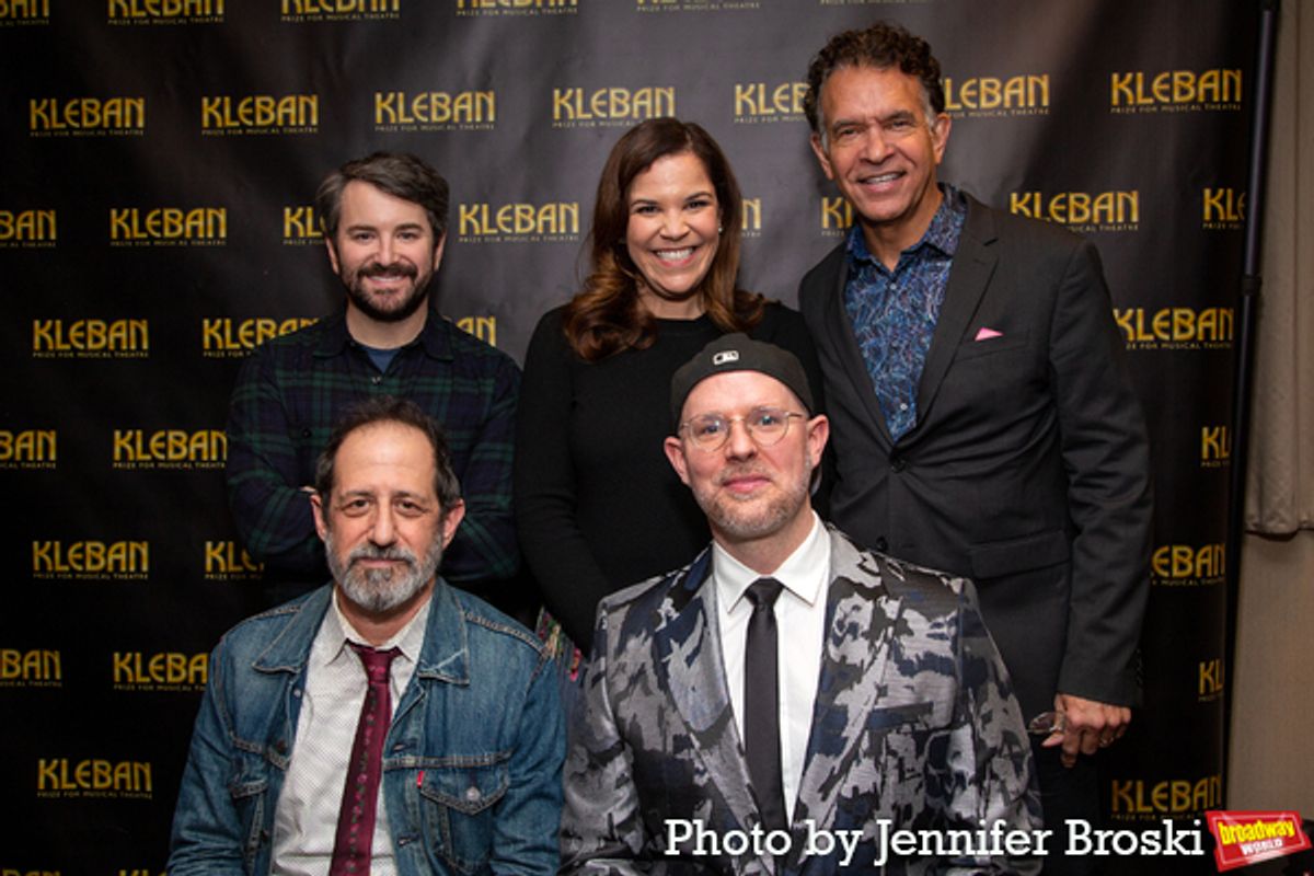 Back: Alex Brightman, Lindsay Mendez, Brian Stokes Mitchell
Front: Ethan Lipton, Ryan Scott Oliver at 