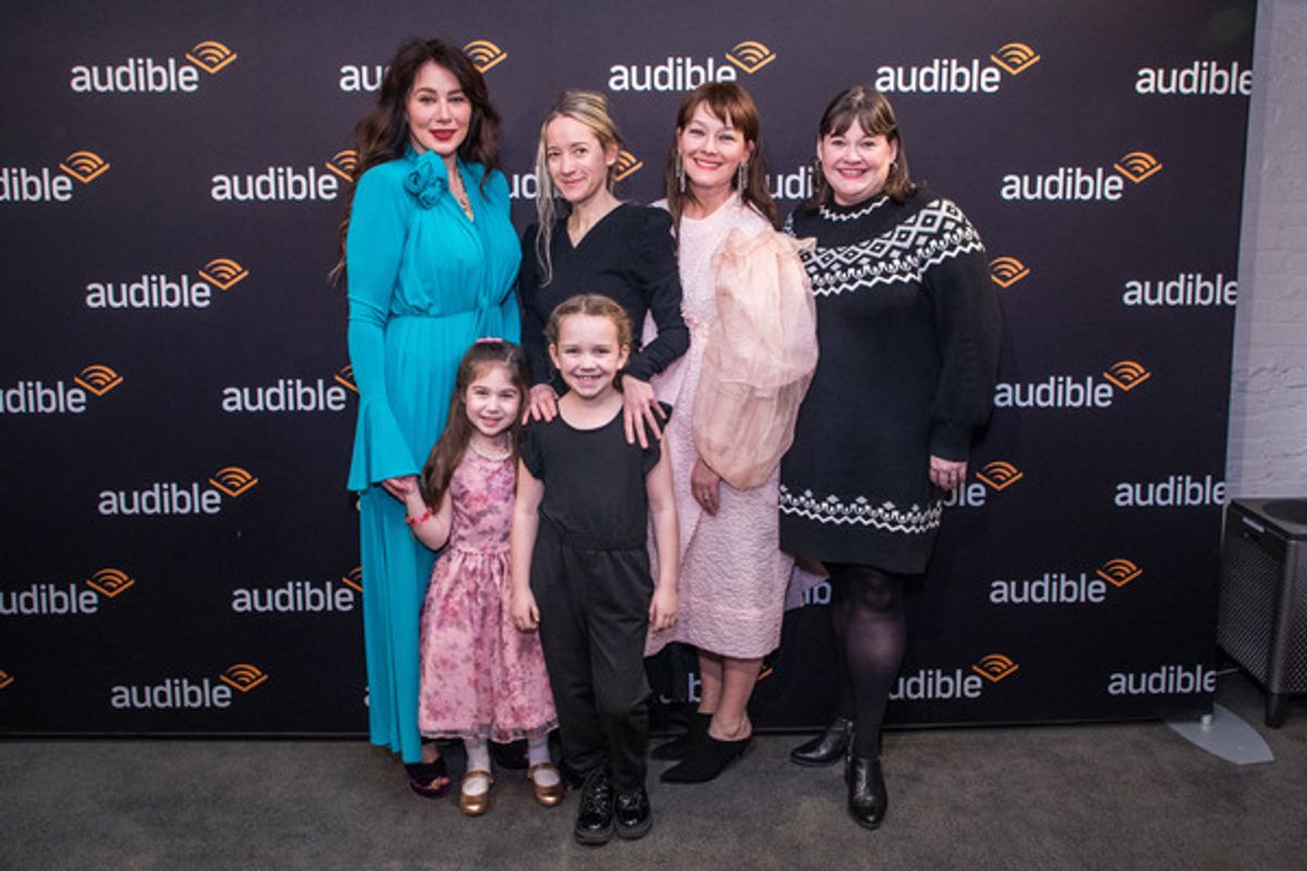 back row: Lynn Collins, Brooke Bloom, Erica Schmidt, and Kate Navin; front row: Charlotte Surak and Azalea Wolfe at 