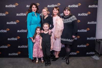 back row: Lynn Collins, Brooke Bloom, Erica Schmidt, and Kate Navin; front row: Charl Photo