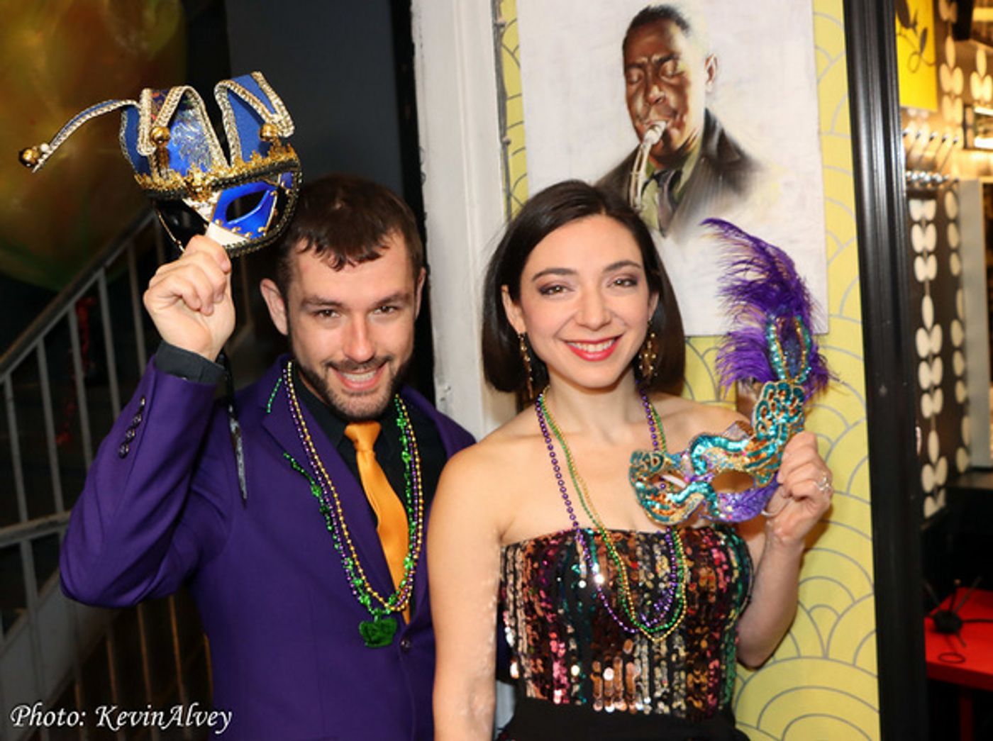 Photos: FUNNY GIRL Star Julie Benko Marches Her Mardi Gras Band Out At Birdland! Photos: FUNNY GIRL Star Julie Benko Marches Her Mardi Gras Band Out At Birdland! Image