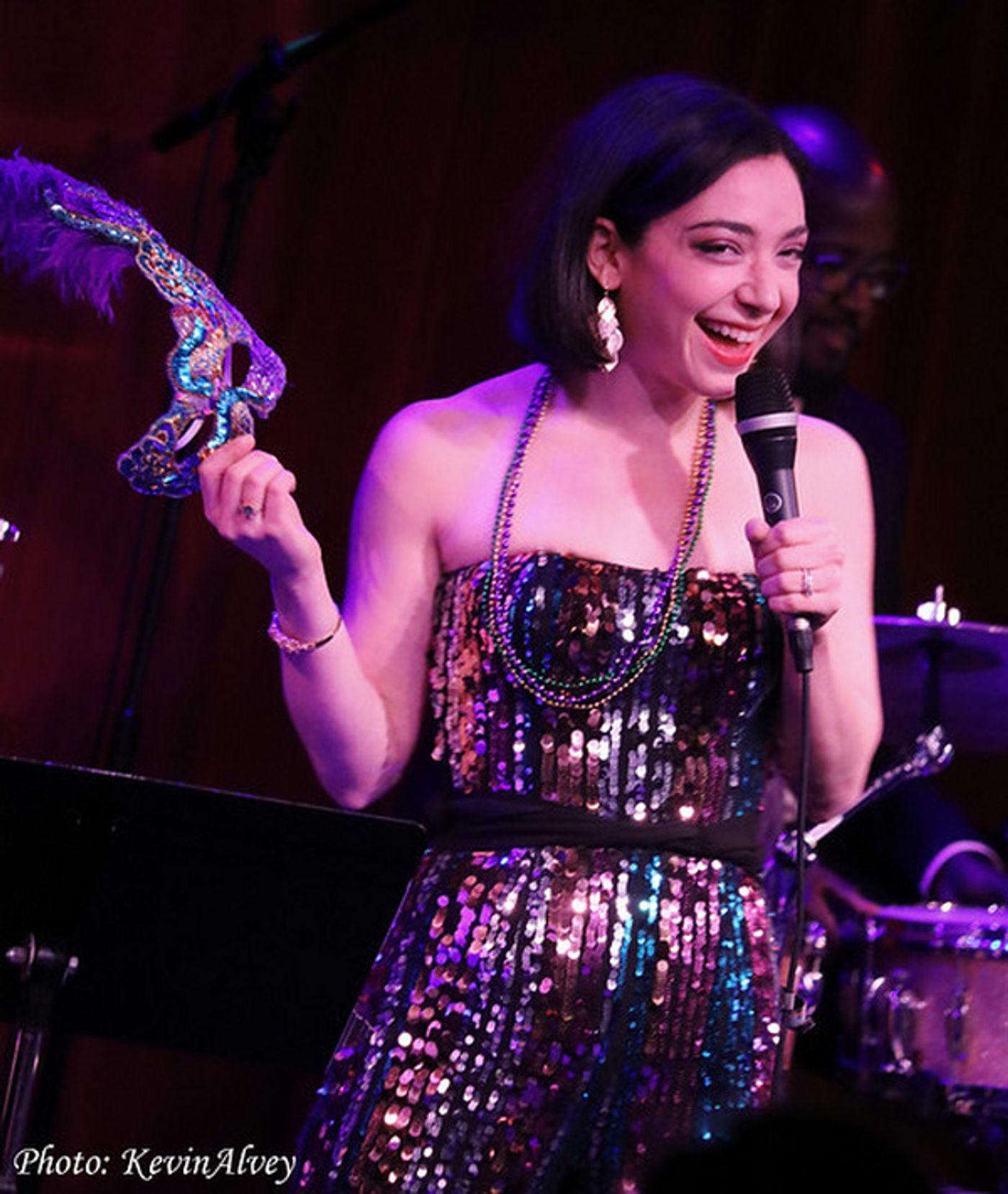 Photos: FUNNY GIRL Star Julie Benko Marches Her Mardi Gras Band Out At Birdland!  Image