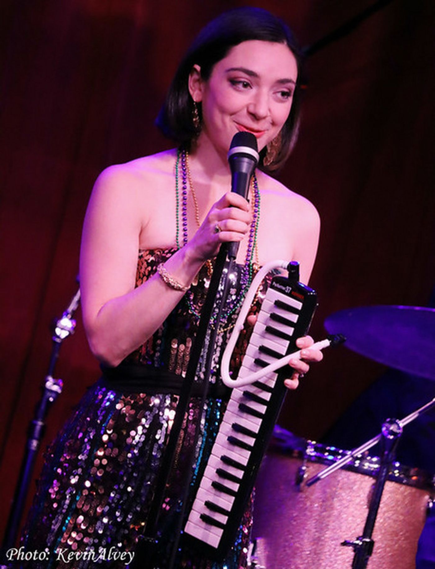 Photos: FUNNY GIRL Star Julie Benko Marches Her Mardi Gras Band Out At Birdland!  Image