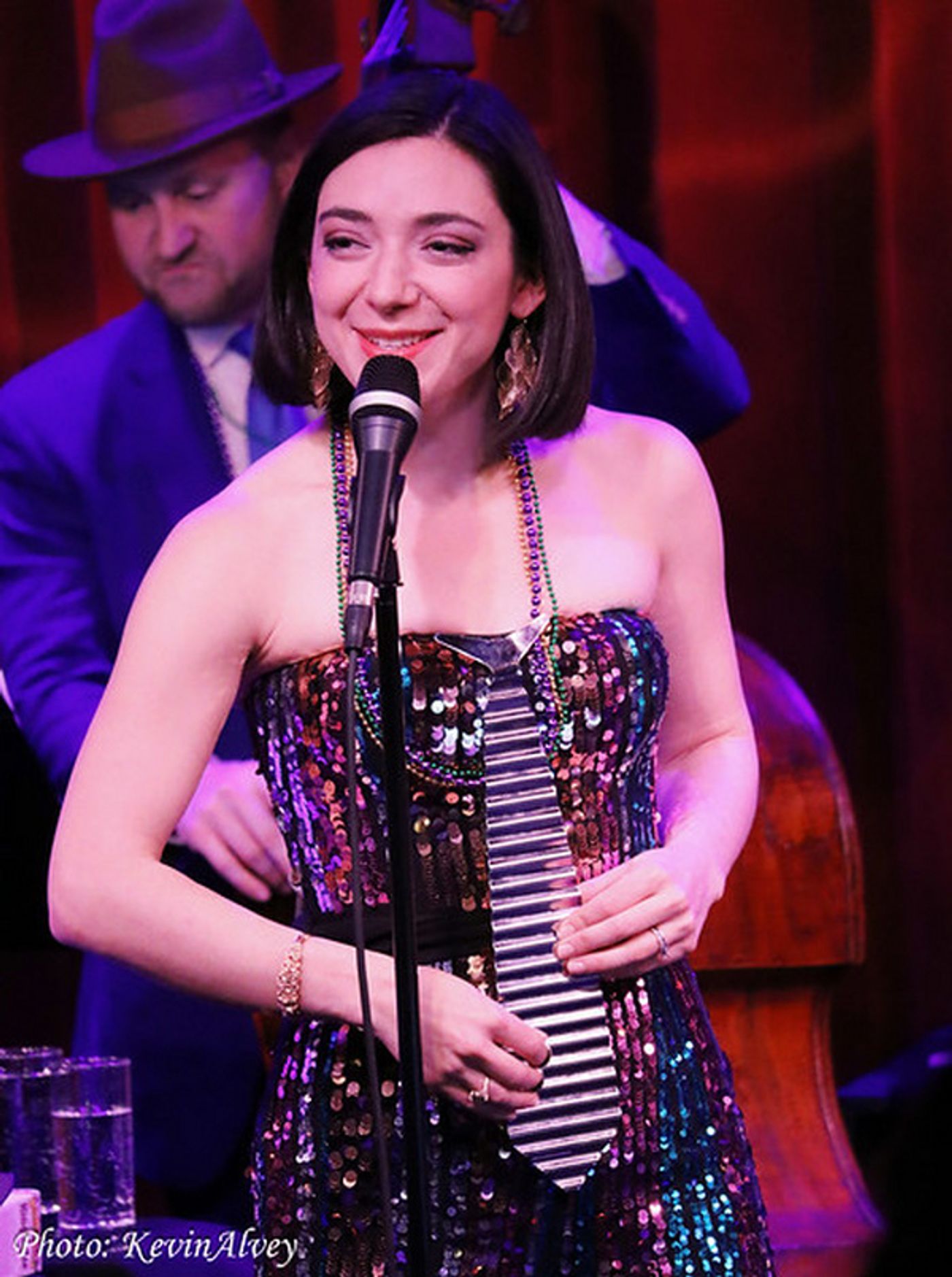 Photos: FUNNY GIRL Star Julie Benko Marches Her Mardi Gras Band Out At Birdland!  Image