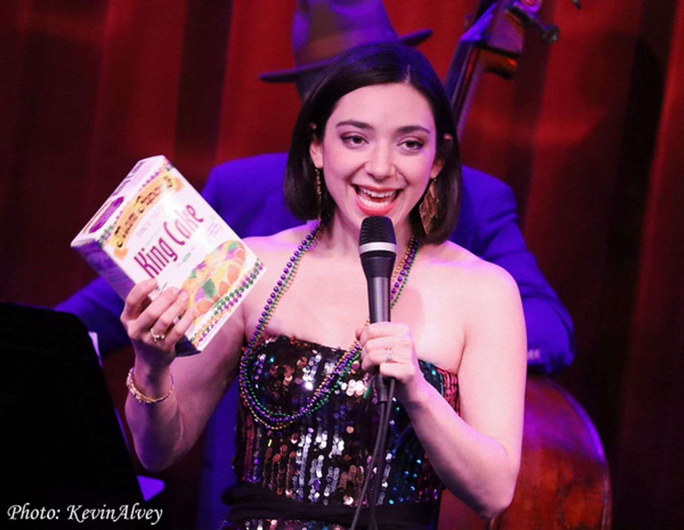 Photos: FUNNY GIRL Star Julie Benko Marches Her Mardi Gras Band Out At Birdland!  Image