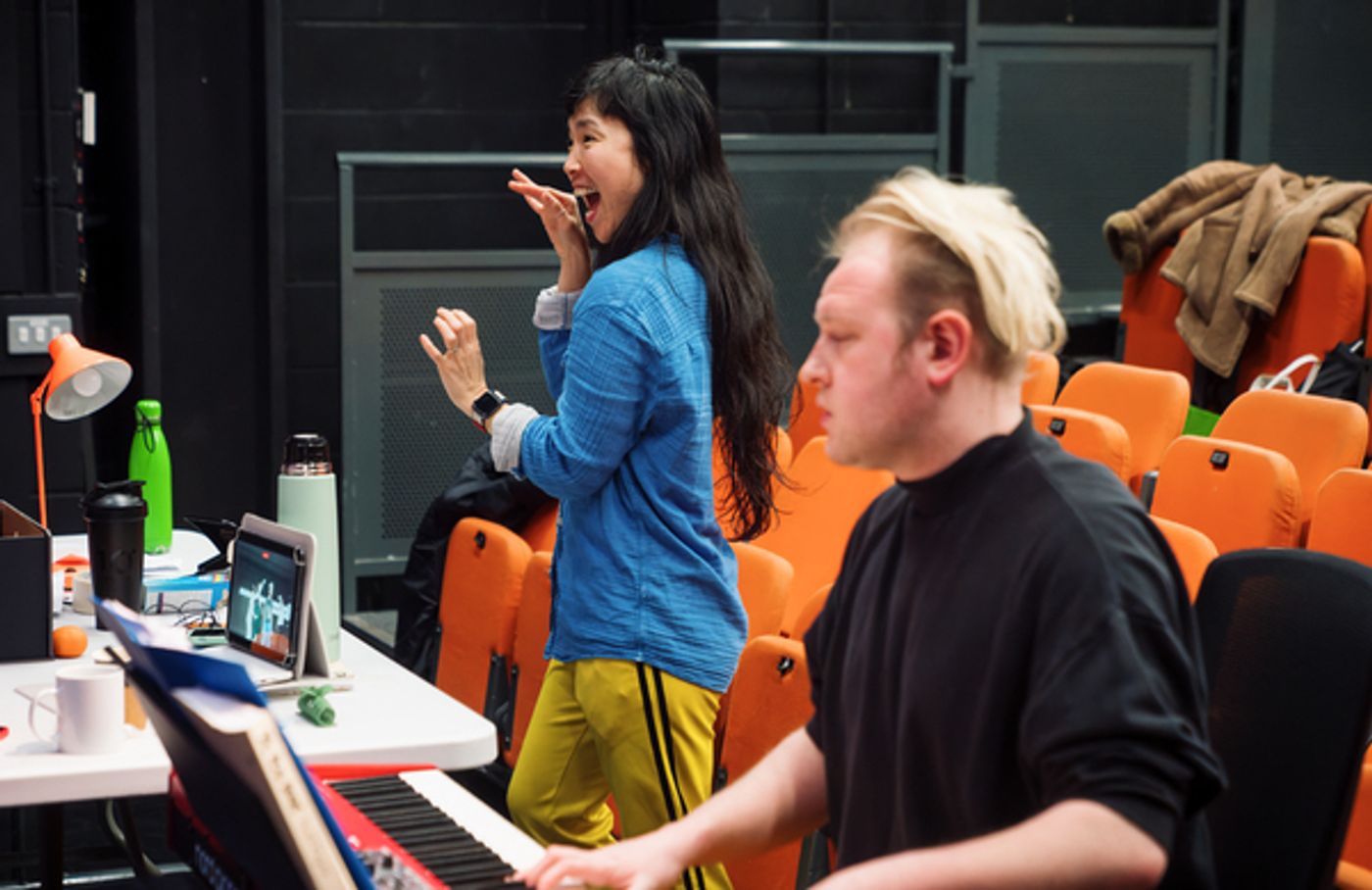 Photos: Go Inside Rehearsals for AFTER THE ACT at New Diorama Theatre Photos: Go Inside Rehearsals for AFTER THE ACT at New Diorama Theatre Image