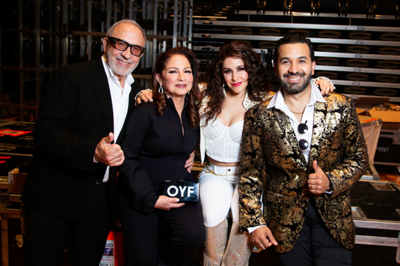 Photos/Video: Gloria and Emilio Estefan Visit the National Tour of ON YOUR FEET!  Image