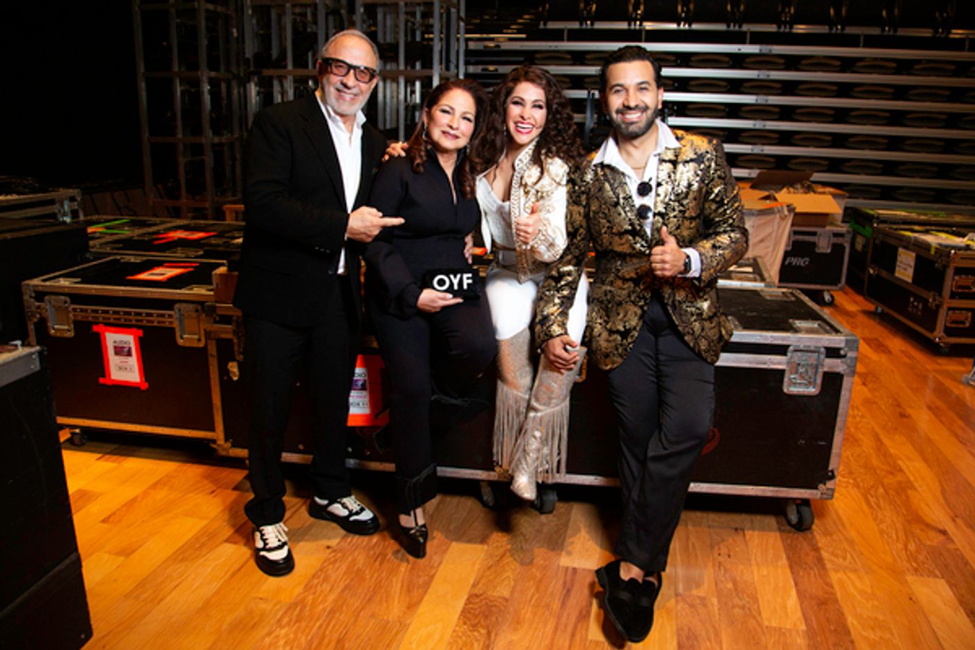 Photos/Video: Gloria and Emilio Estefan Visit the National Tour of ON YOUR FEET!  Image