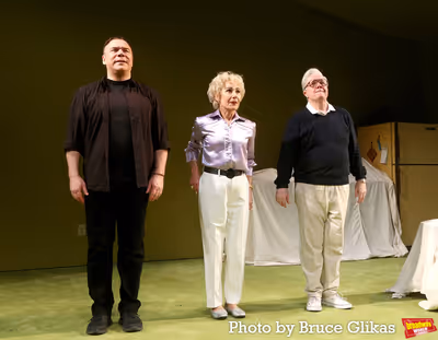 Danny Burstein, Zoe Wanamaker and Nathan Lane Photo