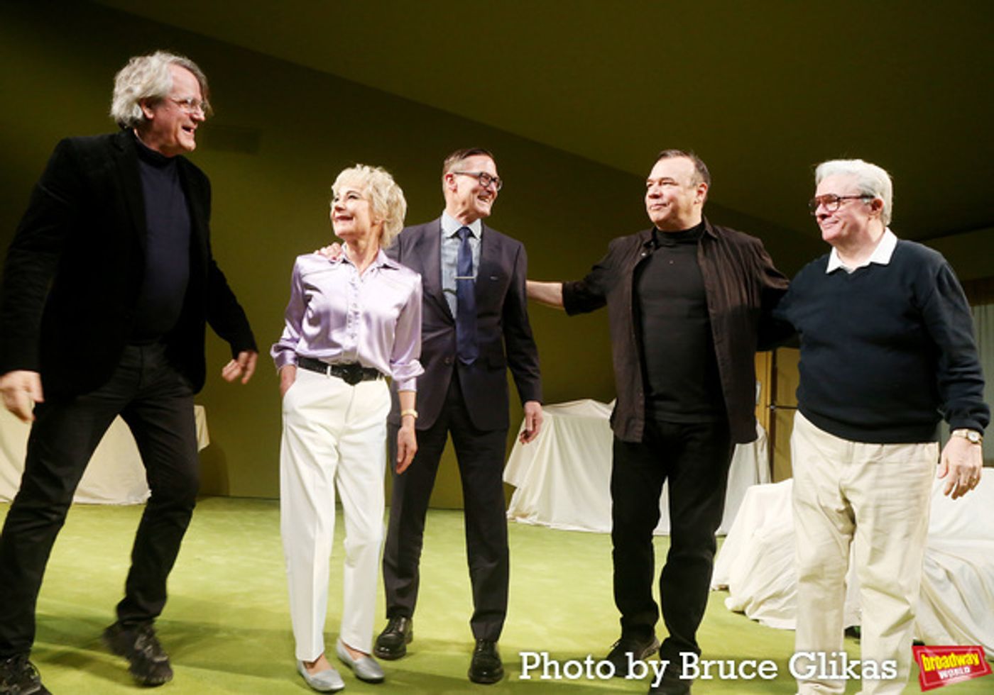 Photos: See PICTURES FROM HOME Stars Nathan Lane, Danny Burstein, and Zoë Wanamaker Take Their Opening Night Bows!  Image