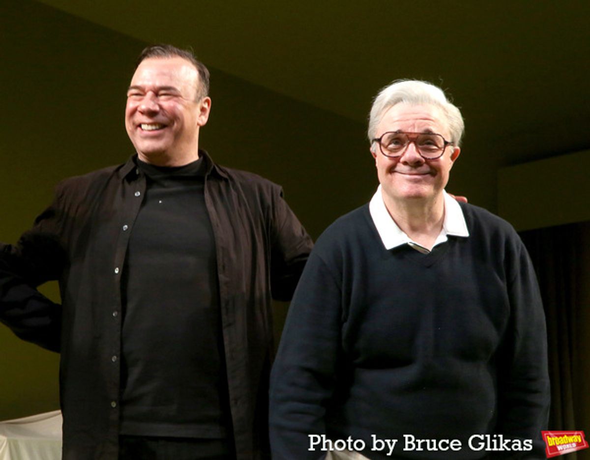 Danny Burstein and Nathan Lane  at 